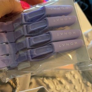 Monat purple hair clips